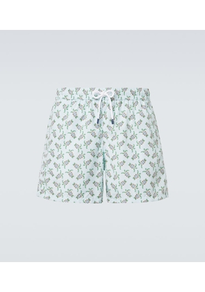 Fedeli Madeira printed swim trunks