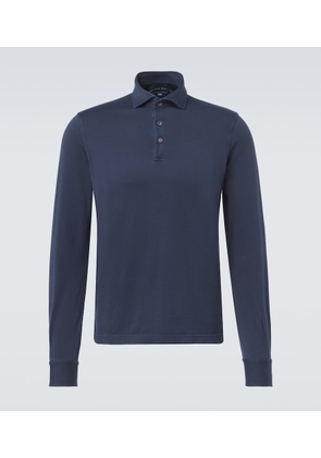 Fedeli Cotton pique polo shirt