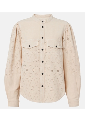 Marant Etoile Kaina broderie anglaise blouse