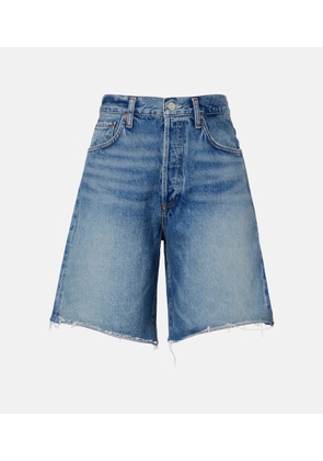 Agolde Indra denim Bermuda shorts