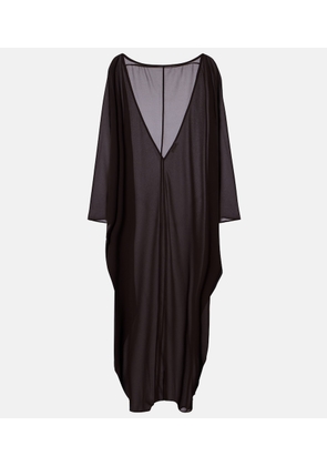 Staud Nour chiffon beach dress