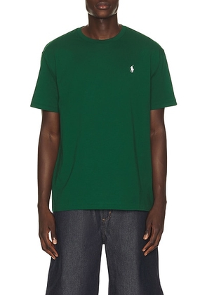Polo Ralph Lauren Short Sleeve Crewneck T-Shirt in New Forest - Green. Size S (also in M, L, XL/1X, XXL/2X).