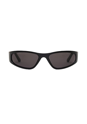 BRU Eyewear Strada Sunglasses in Soot - Black. Size all.