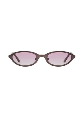 BRU Eyewear Poly Sunglasses in Mocha - Brown. Size all.