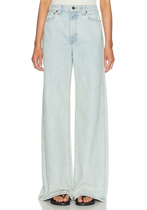 KHAITE Dane Straight Leg in Shelburne - Blue. Size 23 (also in 26, 27, 28, 29, 30, 31, 32).