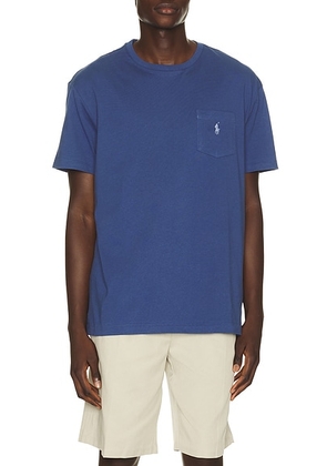 Polo Ralph Lauren Crewneck Pocket T-shirt in Old Royal - Blue. Size M (also in L, XL/1X).