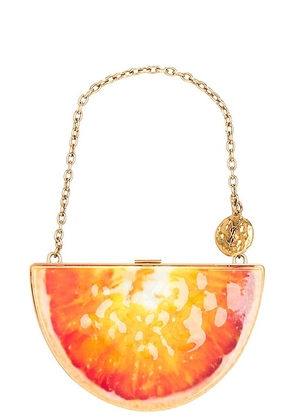 Saint Laurent Orange Mini Clutch in Orange Multicolor - Orange. Size all.