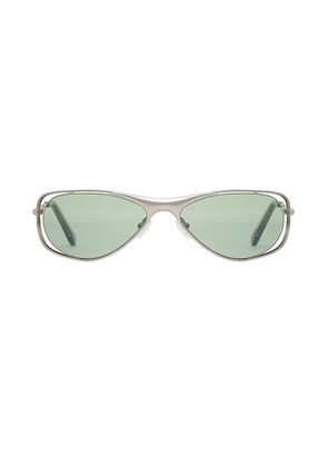 BRU Eyewear Tommy Sunglasses in Swamp - Green. Size all.