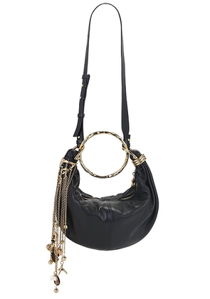 Chloe Corals And Chains Bracelet Bag in Black - Black. Size all.
