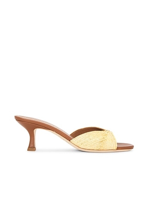 Staud Brigitte Mule in Natural Raffia - Tan. Size 40.5 (also in ).