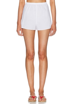 American Vintage Umuly Short in Blanc - White. Size L (also in S, M).