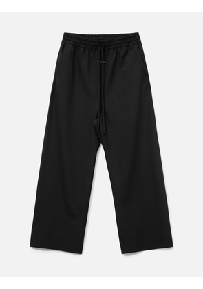 Wool Ripstop Wide Leg Drawstring Pants