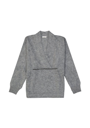 Brunello Cucinelli Gray Wool Sweatshirt - M