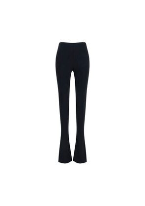 Gucci Black Viscose Flared Pants - M