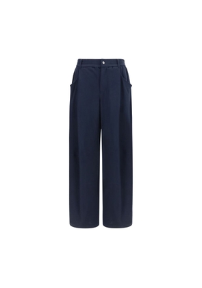 Brunello Cucinelli Blue Cotton Casual Pants - L