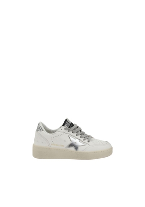 Golden Goose Silver Calf Leather Bos Taurus Low Top Sneakers - EU36/US6