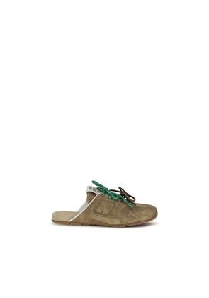 Miu Miu Beige Calf Leather Bos Taurus Athletic Sneakers - EU40/US10