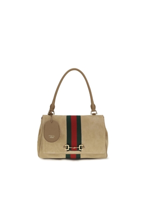 Gucci Beige Calf Leather Bos Taurus Handbag