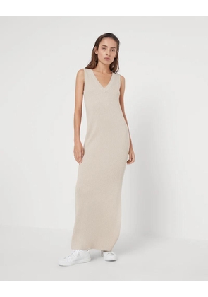 Brunello Cucinelli Natural Cotton Casual Dress - M