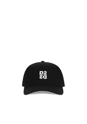 Dsquared² Black Cotton Cap (Baseball Hat) - UNI