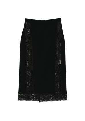 Elie Saab lace midi skirt - Black