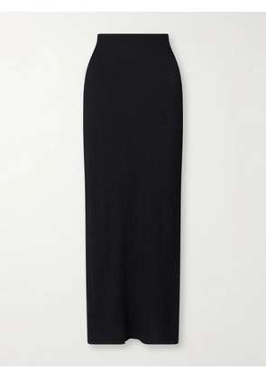 The Row - Oboe Silk Plissé Maxi Skirt - Black - xx small,x small,small,medium,large,x large