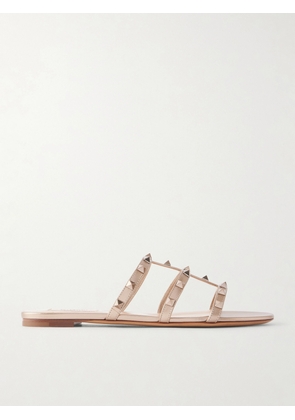 Valentino Garavani - Rockstud Metallic Leather Sandals - Gold - IT35,IT36,IT37,IT37.5,IT38,IT38.5,IT39,IT39.5,IT40,IT40.5,IT41,IT42