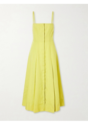 Gabriela Hearst - Magritte Linen Midi Dress - Yellow - IT36,IT38,IT40,IT42,IT44,IT46,IT48
