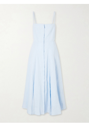 Gabriela Hearst - Magritte Linen Midi Dress - Blue - IT36,IT38,IT40,IT42,IT44,IT46,IT48