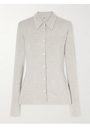 TOTEME - Jersey Shirt - Gray - xx small,x small,small,medium,large,x large