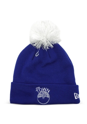 NEW ERA CAP Golden State Warriors pom-pom beanie hat - Blue