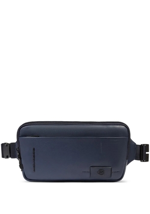 PIQUADRO leather belt bag - Blue