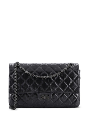 CHANEL Pre-Owned So Black Reissue 2.55 Flap Bag Quilted Aged Calfskin 226 shoulder bag