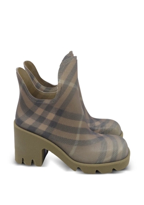 Burberry Pre-Owned Marsh Burberry Check boots - Neutrals