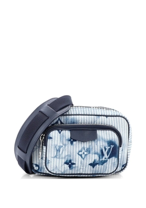 Louis Vuitton Pre-Owned Outdoor Pouch Limited Edition Monogram Watercolor Stripes Denim crossbody bag - Blue