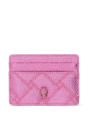 Kurt Geiger London quilted metallic cardholder - Pink