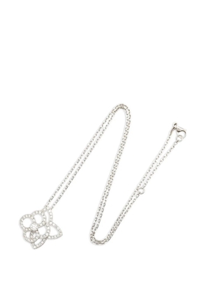 Louis Vuitton Pre-Owned 2010s Fleur Ardente diamond necklace - Silver