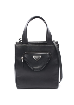 Prada Pre-Owned 2010s leather tote bag - Black