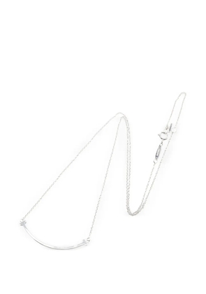 Tiffany & Co. Pre-Owned 2010s small T Smile necklace - Silver