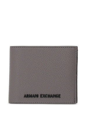 Armani Exchange logo-plaque wallet - Grey