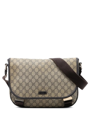 Gucci Pre-Owned 2016-2026 GG Supreme crossbody bag - Neutrals