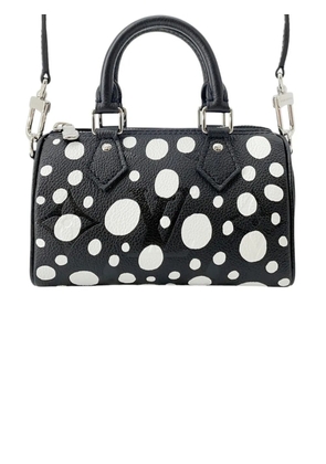 Louis Vuitton Pre-Owned 2021-2026 Yayoi Kusama Monogram Giant Empreinte Nano Speedy Bandouliere satchel - Black