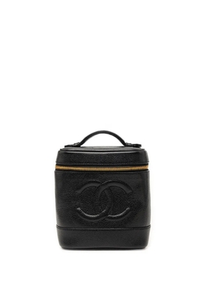 CHANEL Pre-Owned 1997-1999 CC Caviar vanity bag - Black