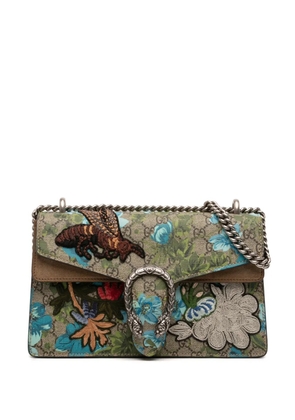 Gucci Pre-Owned 2016-2026 Medium GG Supreme Blooms and Bee Dionysus shoulder bag - Neutrals