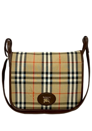 Burberry Pre-Owned 20th Century Haymarket Check Canvas shoulder bag - Neutrals