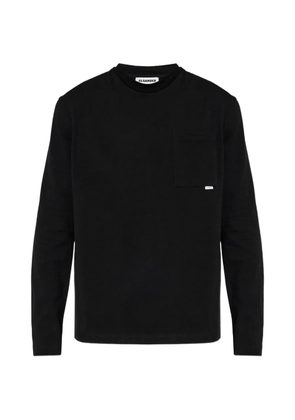 Jil Sander chest-pocket long-sleeve T-shirt - Black