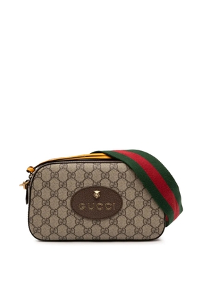 Gucci Pre-Owned 2016-2026 GG Supreme Web Neo Vintage crossbody bag - Neutrals