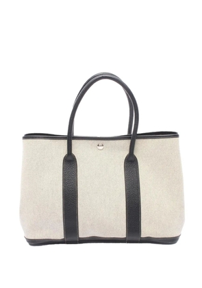 Hermès Pre-Owned 2010-2026 Toile and Negonda Garden Party 36 tote bag - Neutrals