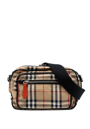 Burberry Pre-Owned 2000-2017 House Check Canvas Paddy crossbody bag - Neutrals