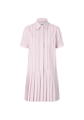 Thom Browne pleated mini dress - Pink